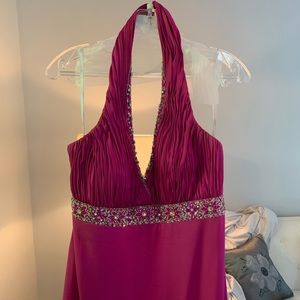 Prom dress / long satin gown